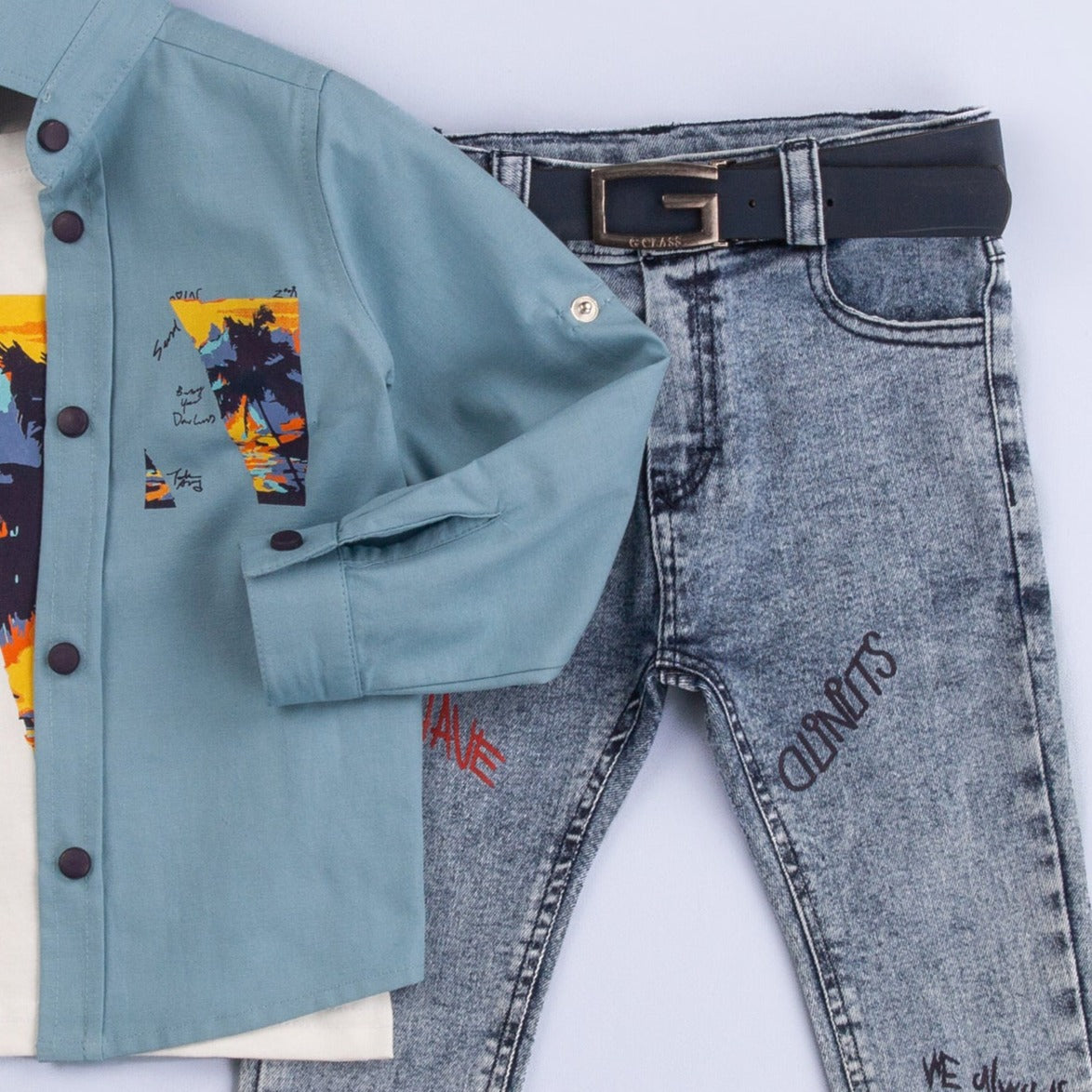 Splash Paint Boys Casual Set