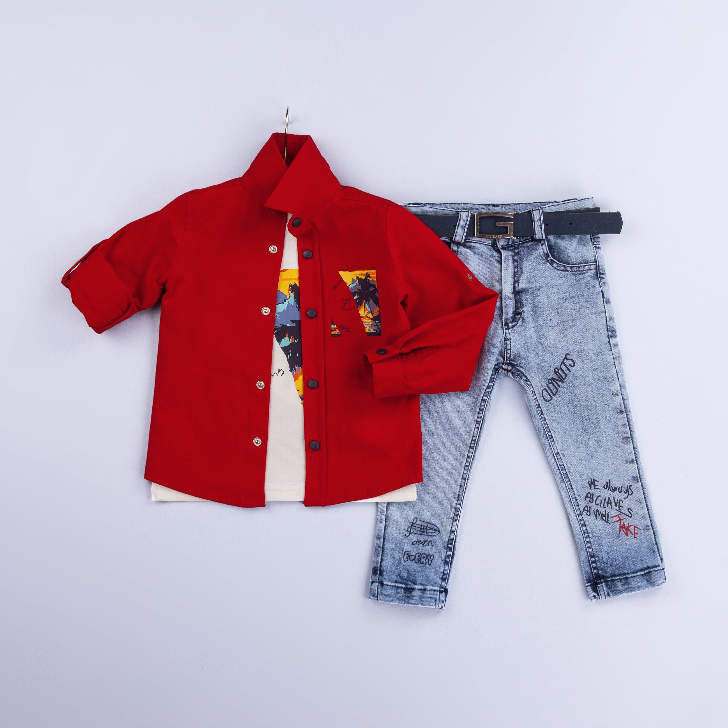 Splash Paint Boys Casual Set