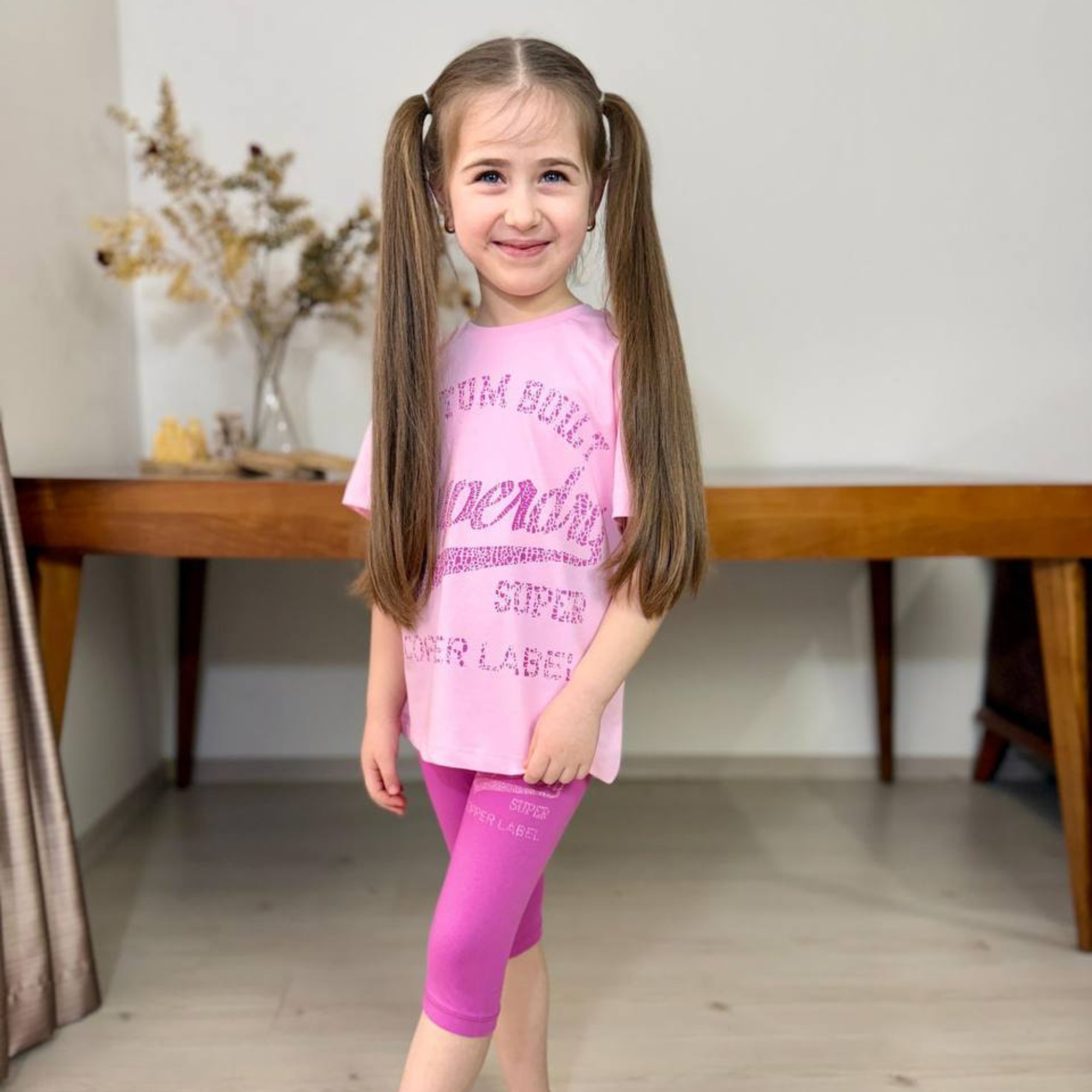 Super Dry Girls Leggings Set