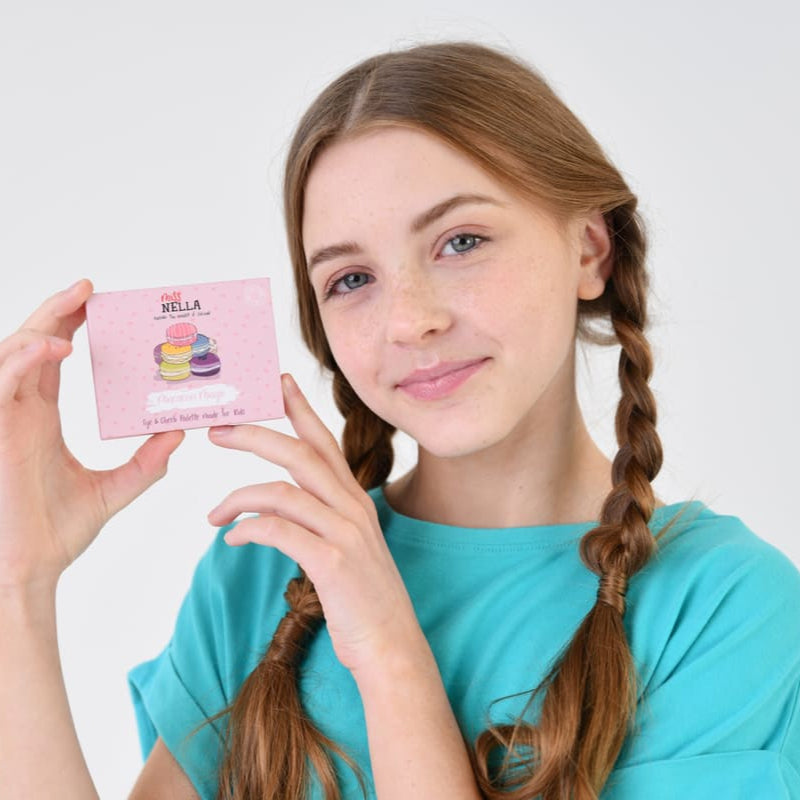 Miss Nella - Eye and Cheek Macaron 2-Piece Palette-2