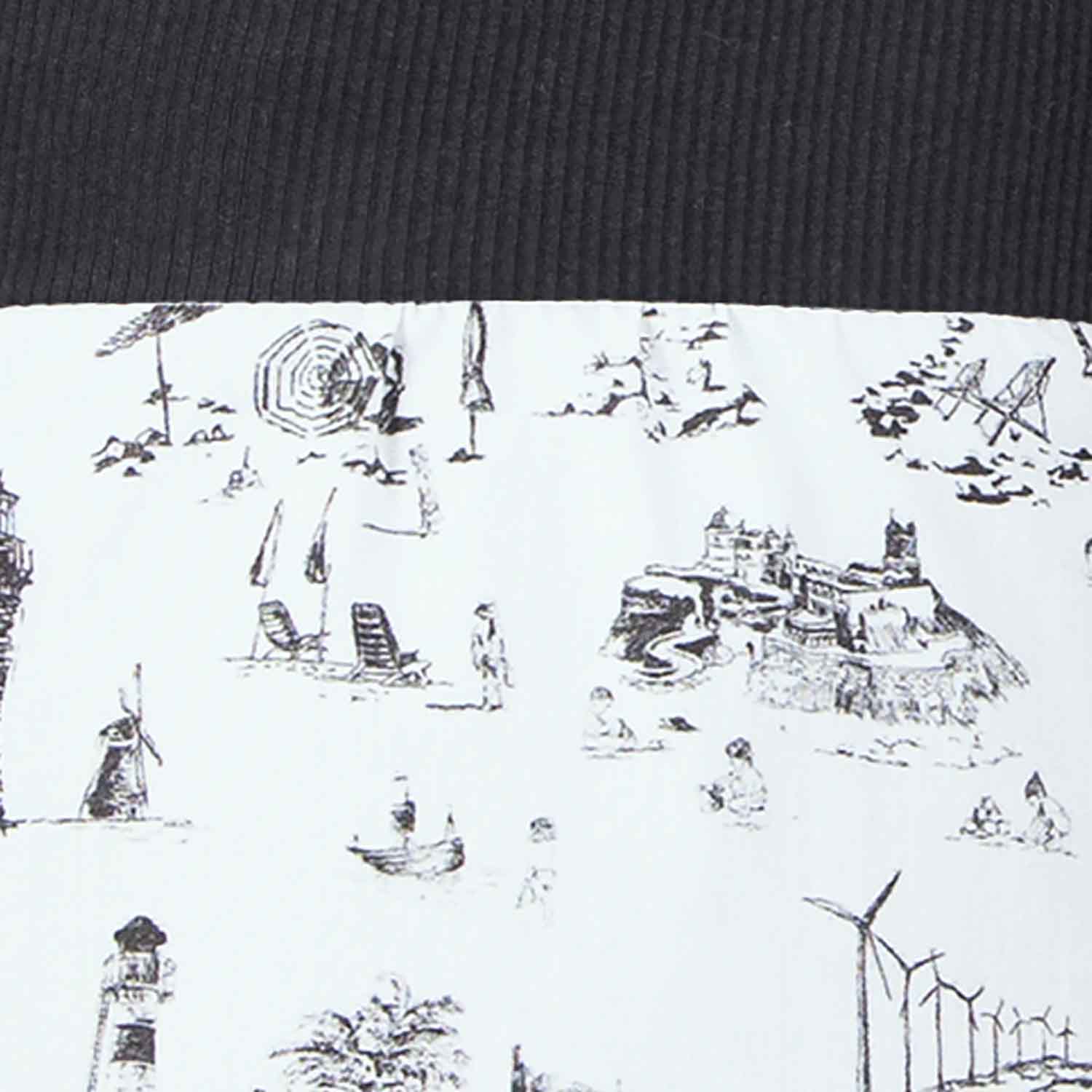 Baby Dress with Vintage  Print-3