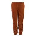Kids Copper Velvet Track Pants with Hand Smock-0