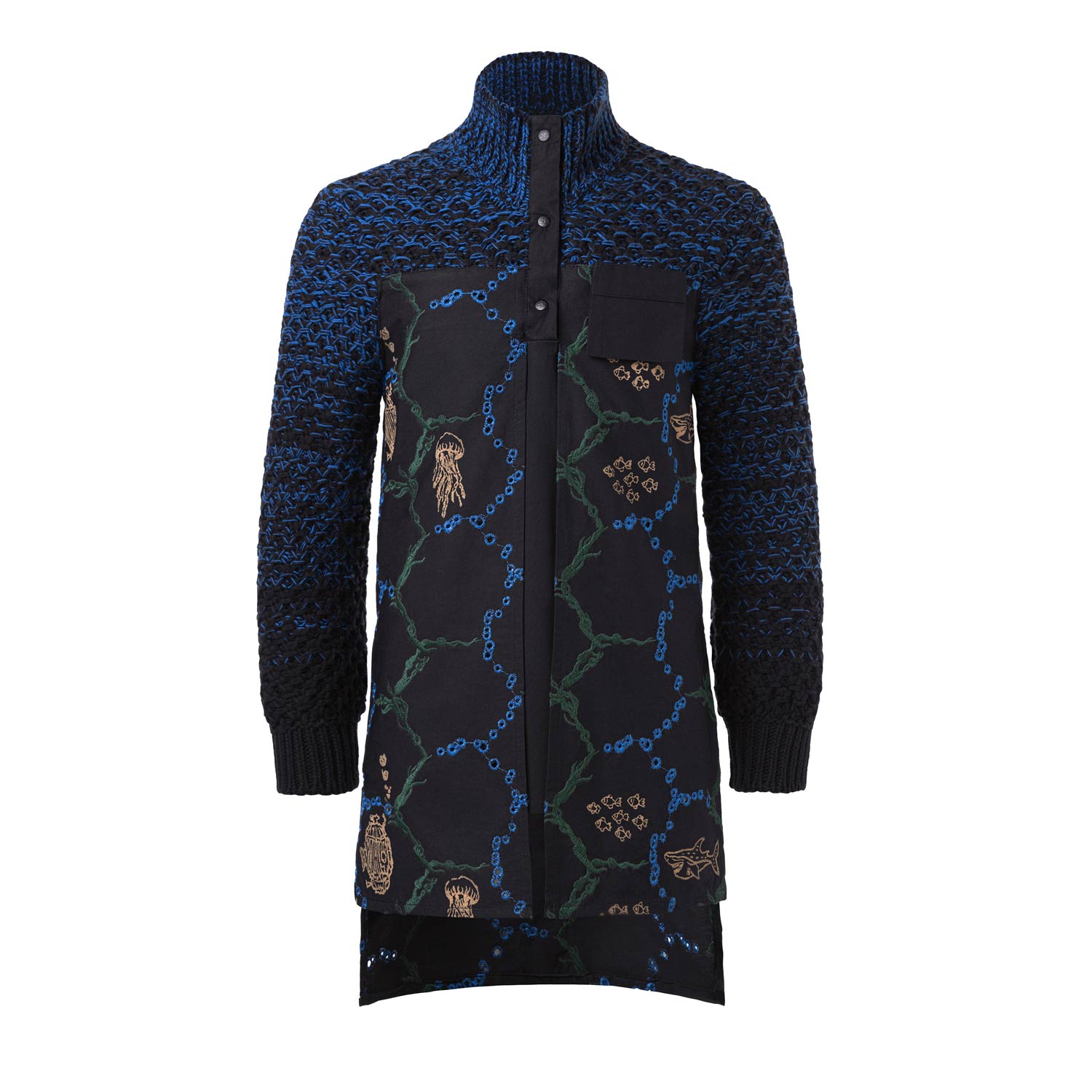 Festive Shirt with Knitwear - Organic Cotton