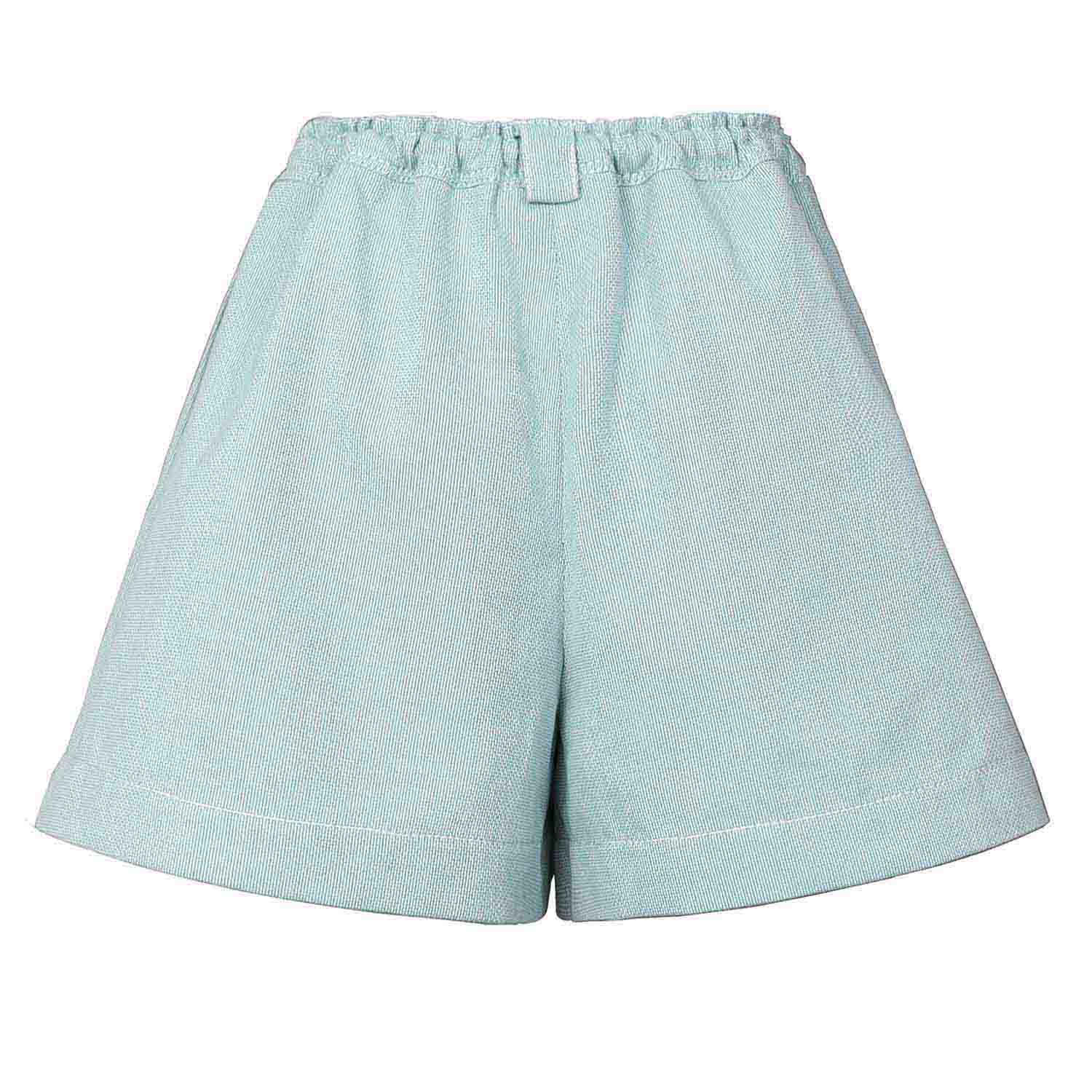 Girls and Boys Green Shorts