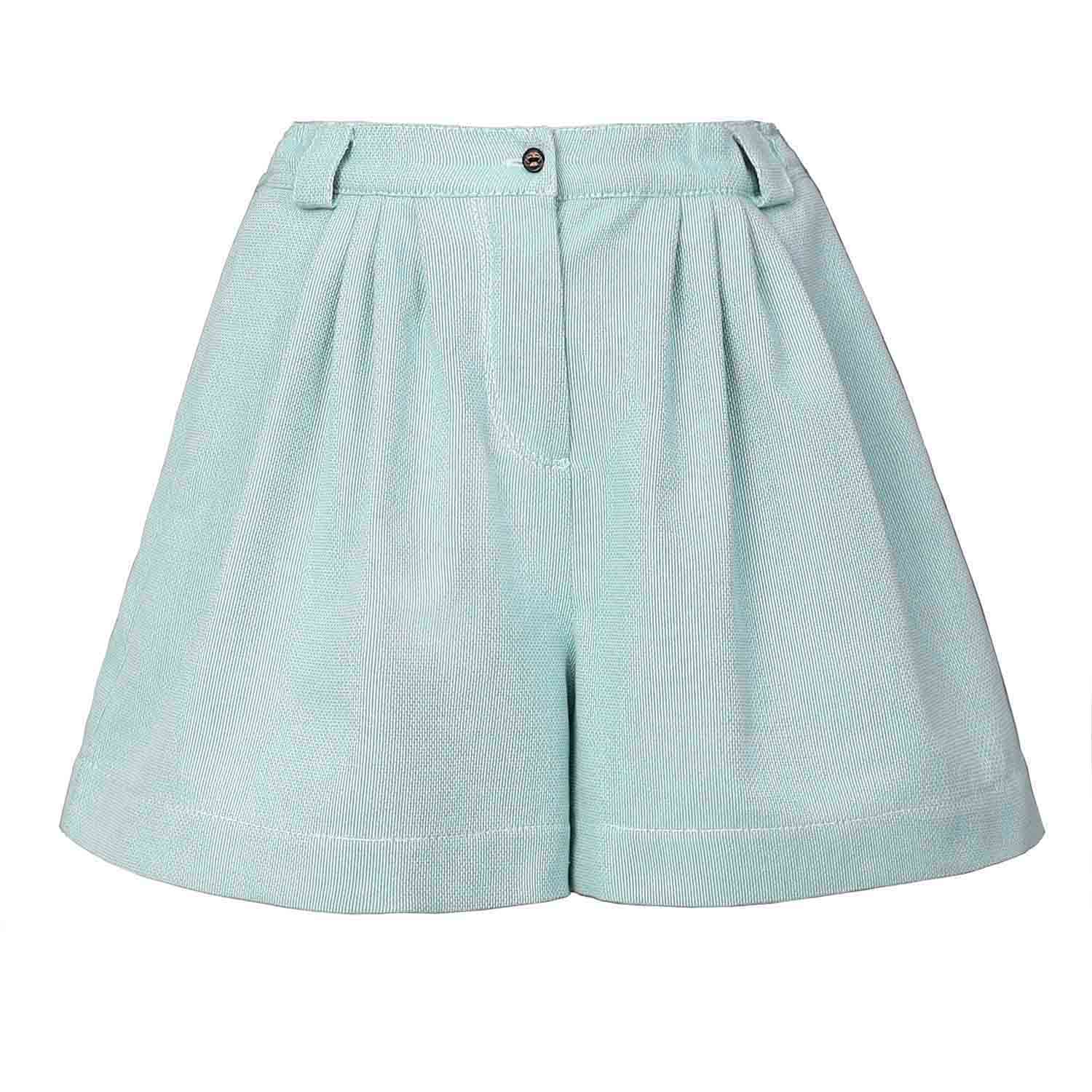 Girls and Boys Green Shorts