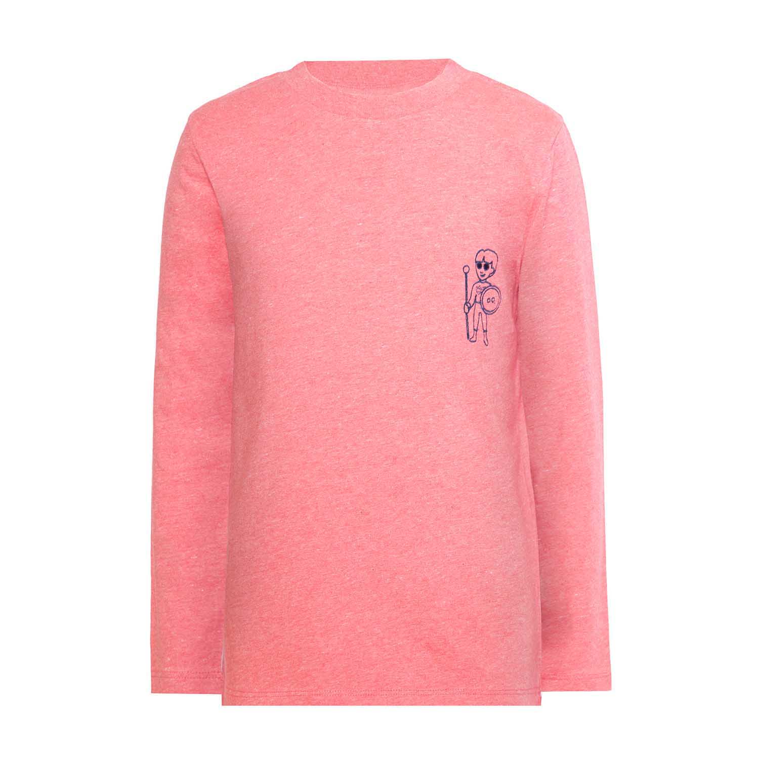 Pink Girls Long Sleeve T-shirt