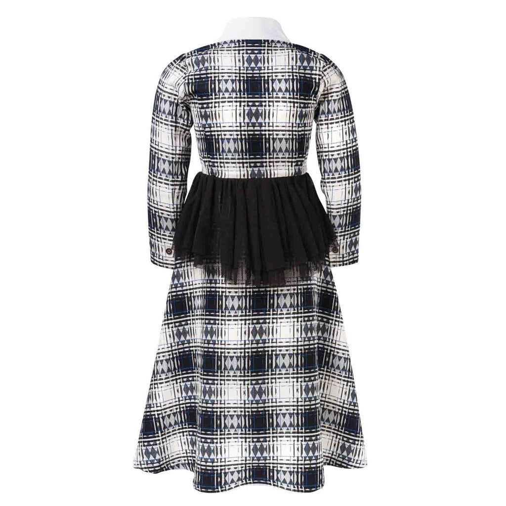 Tartan Bustle Dress-2