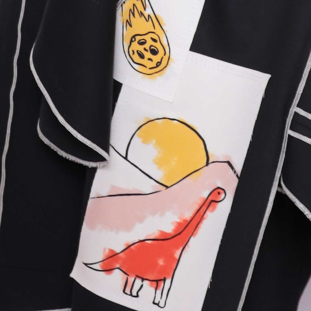 Black Zero-Waste Dress-2