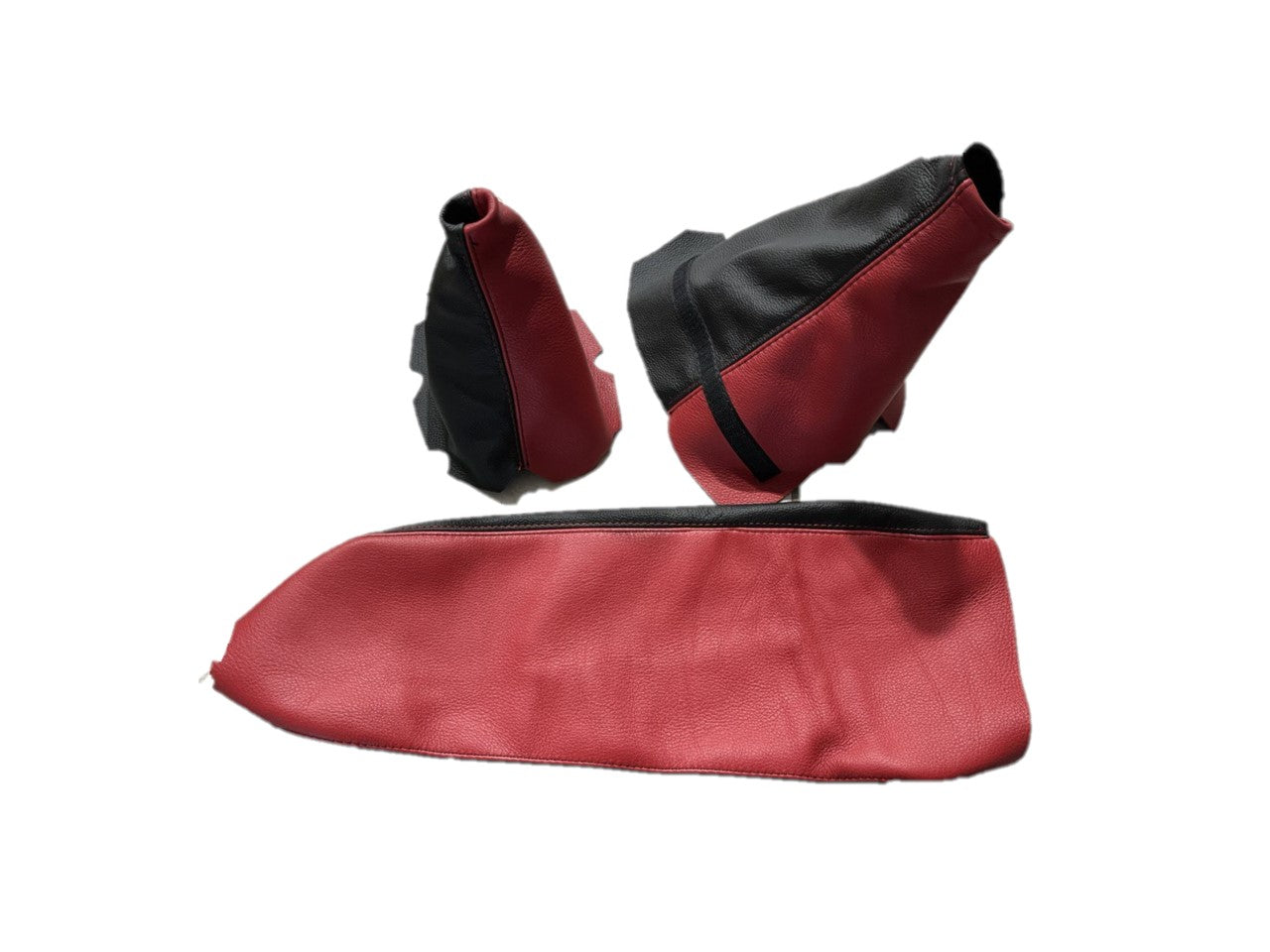 1997 - 2004 Chevy Corvette C5 Console Lid Cover Set Includes Shift and Emergency Brake Boot (Compatible With Manual Transmision)-3