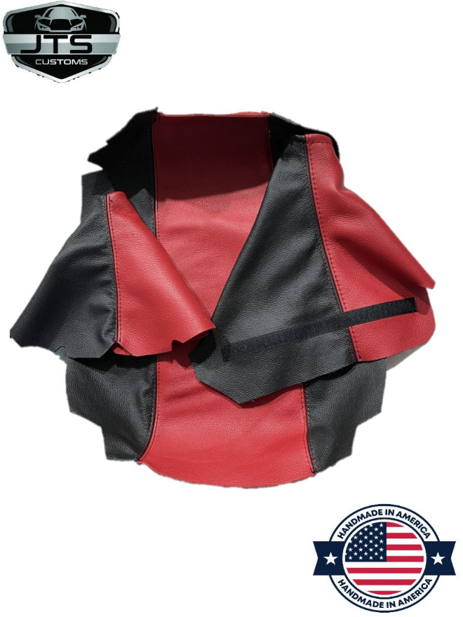 1997 - 2004 Chevy Corvette C5 Console Lid Cover Set Includes Shift and Emergency Brake Boot (Compatible With Manual Transmision)-0