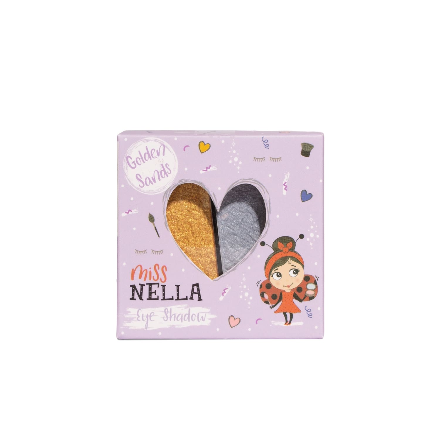 Miss Nella - Non-Toxic Kids Golden 2-Piece Eyeshadow-0