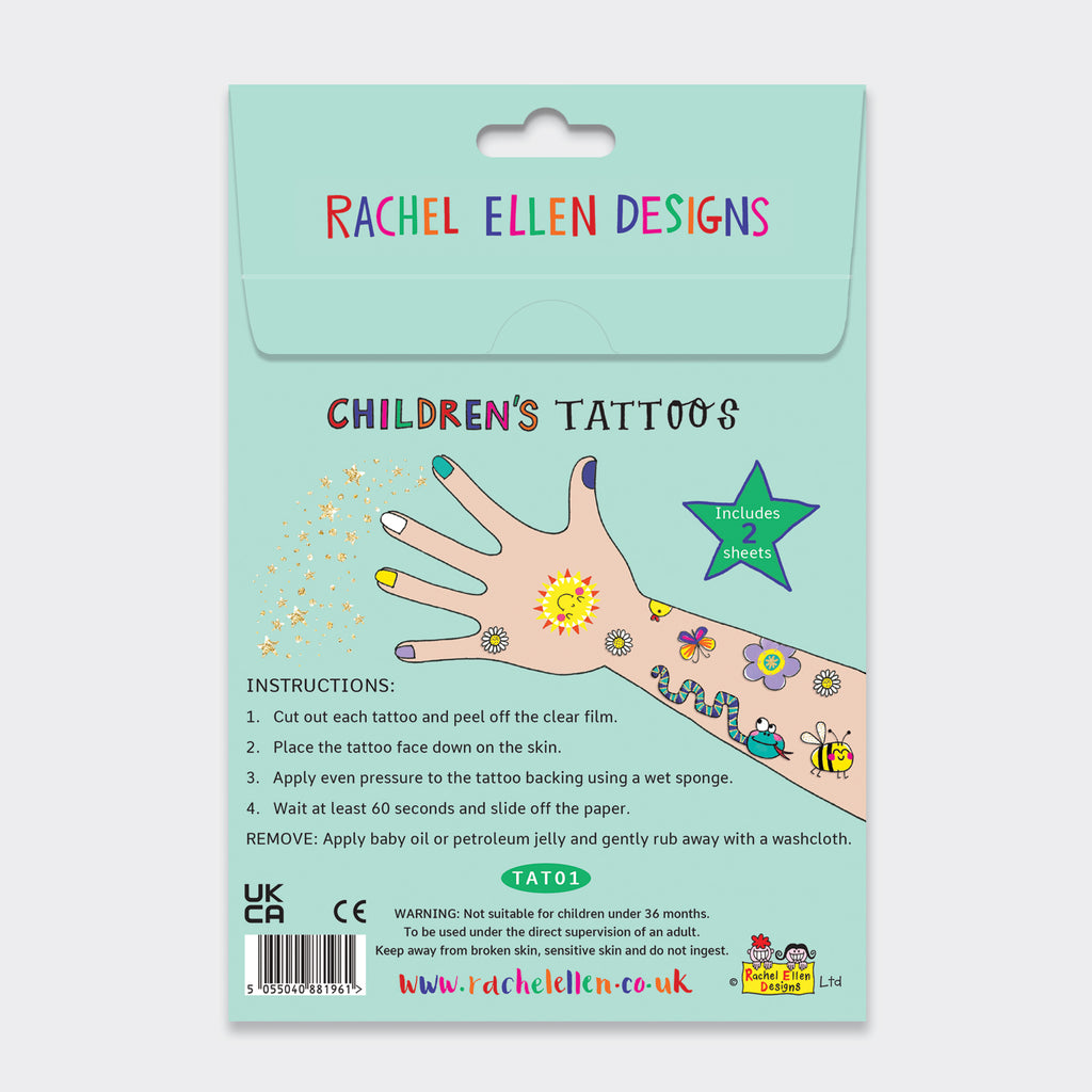 Rachel Ellen - Love Our Planet Kids Temporary Tattoos-3