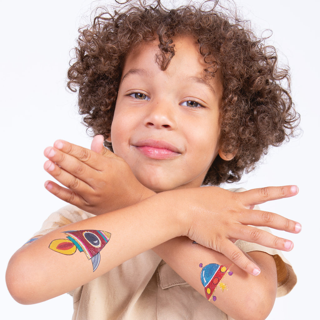 Rachel Ellen - To The Moon Children's Temporary Tattoos-2